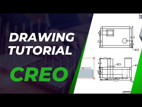 PTC CREO parametric 7.0 |Complete Engineering Drawing Tutorial for Beginner Course from Scratch 2020