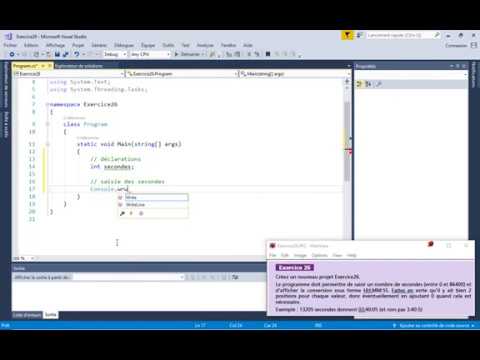 Bases de la programmation n°27 procédural exercice26 conversion secondes