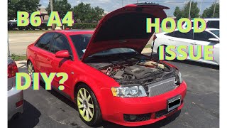 DIY AUDI B6 A4 ULTRA SPORT HOOD LATCH ISSUE | ELECTRONICAL OR MECHANICAL?