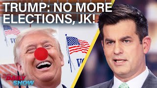 Trump Floats Canceling Midterms & MAGA Pushes Alt Super Bowl Halftime Show | The Daily Show