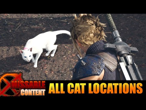 FF7 REMAKE - All 3 Cat Locations In Final Fantasy 7 Remake (Side Mission Lost Friends)