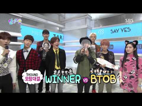WINNER vs BTOB 141012 inkigayo