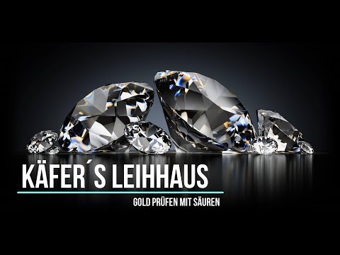 Gold prüfen mit Säuren