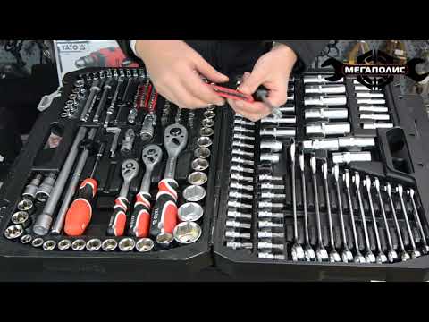 Yato raktų rinkinys 216 vnt. (YT-38841) video