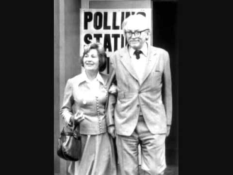 Michael Foot delivering a brilliant speech