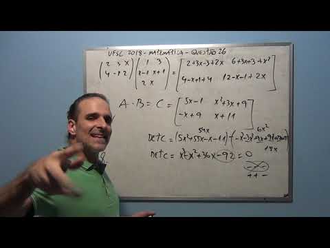 Correção UFSC 2018 Matemática Questão 26