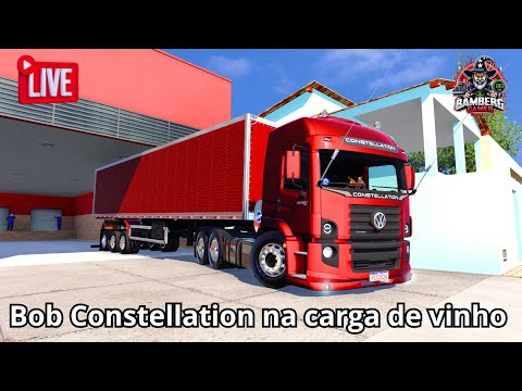 Carga de Vinho! | Bob Constellation + Bau Noma | Campo Belo → Nova Serrana | ETS2 Mapa MG