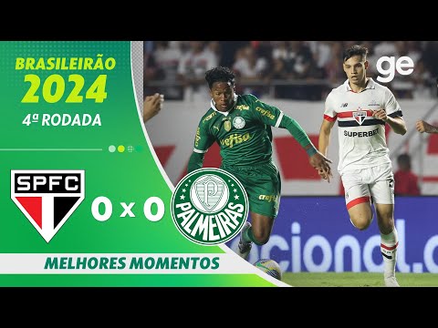 Gols e lances de São Paulo x Palmeiras