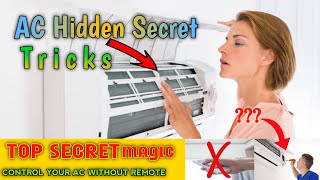Ac Hidden Secret | How To Change Temperature Of Ac Without Remote | Ac Remote Control Setting