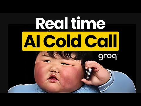 INSANELY Fast AI Cold Call Agent- built w/ Groq thumbnail