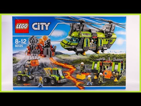 Lego 60125 City Volcano Heavy Lift Helicopter Speed Build