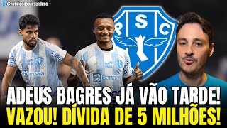 💸URGENTE! TÊM QUE DEVOLVER 5 MILHÕES! JOGADORES SAINDO E DÍVIDA GIGANTE NO PAYSANDU!