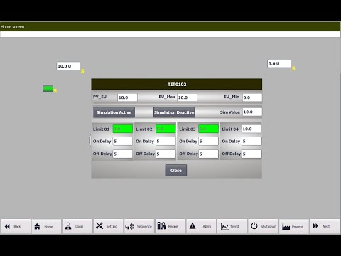 Multiplex Tag Basic Panel TIA Portal For Faceplate Control