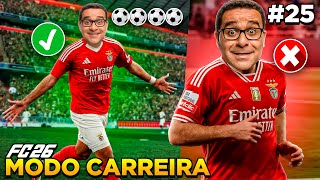 EAFC 26 MODO CARREIRA #25 - PERDI E GANHEI OUTRO POR MUITOS