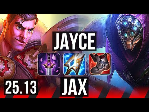 JAYCE vs JAX (TOP) | 11/2/8, Godlike | NA Challenger | 25.13
