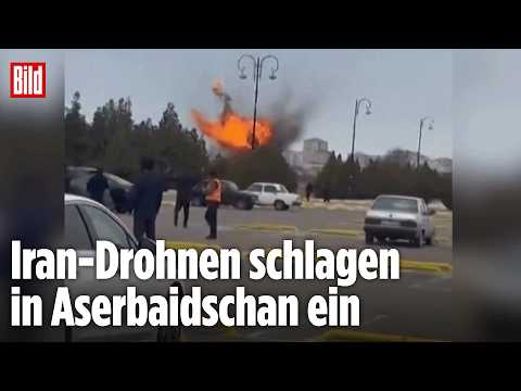 SCHULE UND FLUGHAFEN GETROFFEN: Iranische Drohnen schlagen in Aserbaidschan ein