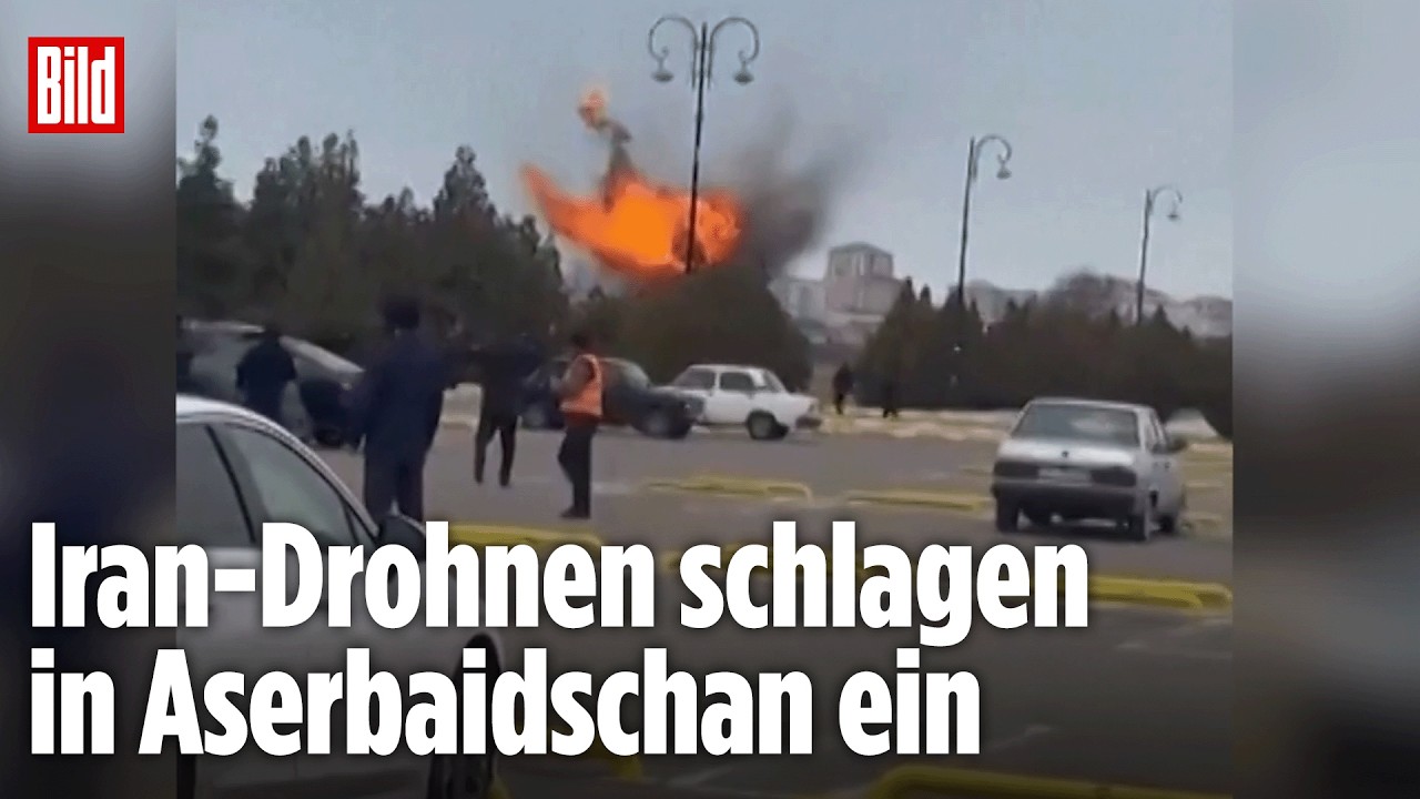Iran-Drohnen schlagen in Aserbaidschan ein: Baku fordert Erklärung nach Explosion am Flughafen