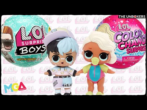 LOL Color Change Surprise & Series 4 Boys Dolls