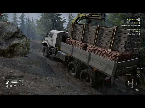 SnowRunner @ Realistic Speeds - Re-doing Early Missions with New Mod Trucks!