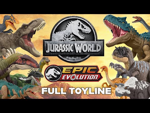 Jurassic World Epic Evolution ENTIRE Toyline Review + Scan Codes!