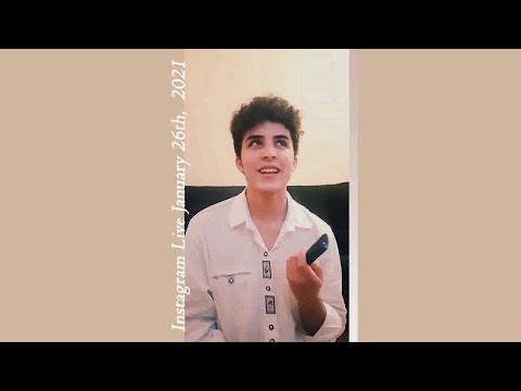 Lukas Alexander Instagram Live (January 26th, 2021)
