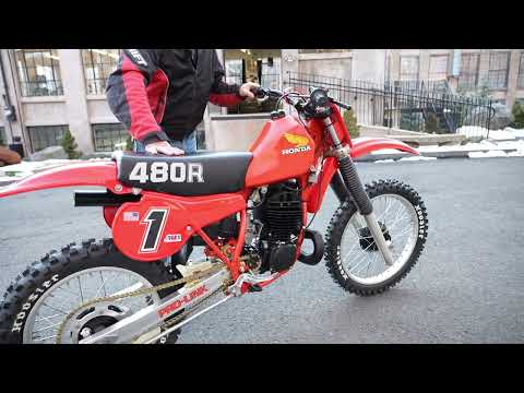 PRISTINE 1982 HONDA CR480R LIKE NEW