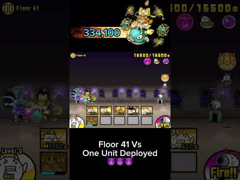 Floor 41 Vs One Unit 😈 (Battle cats)