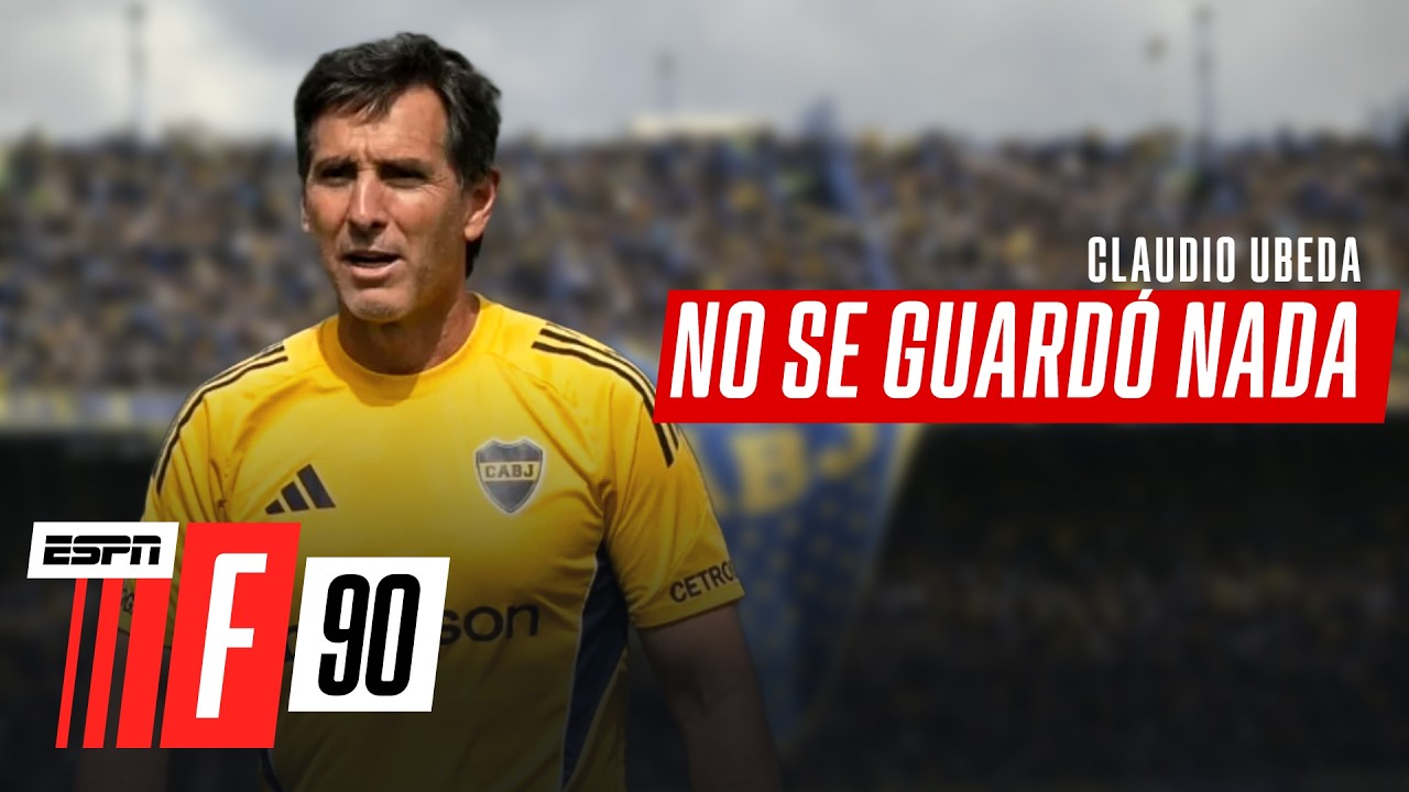 "EN BOCA SIEMPRE PUSE A LOS JUGADORES QUE YO QUISE", CLAUDIO UBEDA EN #ESPNF90 CON EL POLLO VIGNOLO