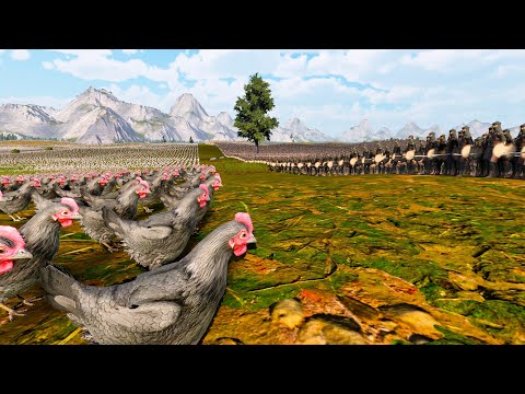 1 MILLION Chickens vs 1 MILLION Persian soldiers | Ultimate Epic Battle Simulator 2