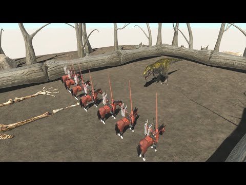 Every Unit Ancient Humans VS T-rex in The Arena - Animal Revolt Battle Simulator