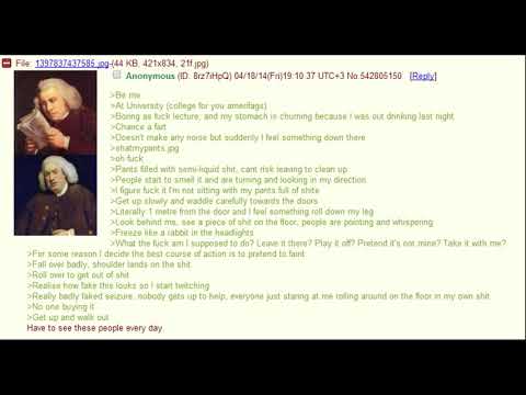anon shits himself in class - greentext