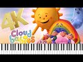 CBeebies Cloudbabies Theme Song Sheet Music Easy Tutorial 4K