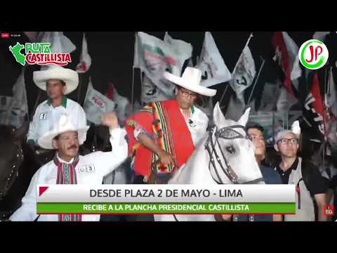 PLAZA 2 DE MAYO-LIMA | ROBERTO SANCHEZ PRESIDENTE!! MULTITUDINARIO MITIN EL PUEBLO AL GOBIERNO