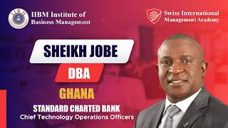Sheikh Jobe Shares His Doctoral Journey with IIBM