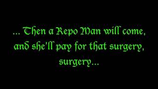 Zydrate Anatomy (Lyrics) ~ Repo! The Genetic Opera