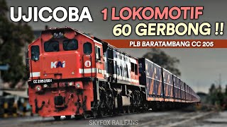 Download lagu SINGLE TRACTION TEST OF CC 205 LOCOMOTIVE CARRYING 60 COAL CARRIERS!! mp3