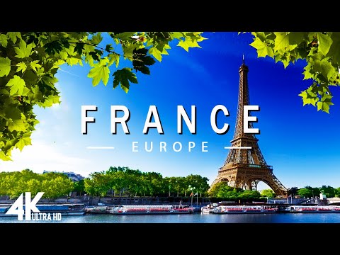 FLYING OVER FRANCE (4K UHD) - Relaxing Music Along With Beautiful Nature Videos - 4K Video Ultra HD