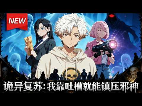 MULTISUB📢新番上线《诡异复苏：我靠吐槽就能镇压邪神》第1~60集丨诡异复苏，小主播林默绑定“吐槽系统”，开局即巅峰，一路毒舌输出，把恐惧打成笑料，把怪谈骂成段子！#破晓动漫社