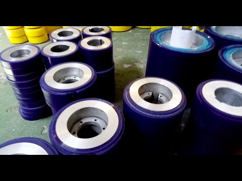 Полиуретановые валики: замена, восстановление, гуммирование