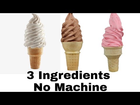 Homemade Soft Serve Ice Cream || Pipeable || No Machine || No Condensed Milk