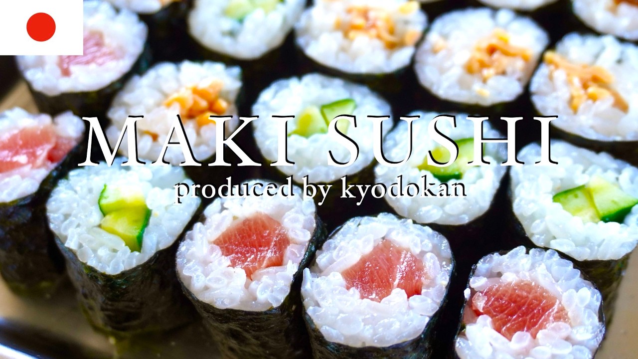 How to make maki sushi. It's good for home party!
