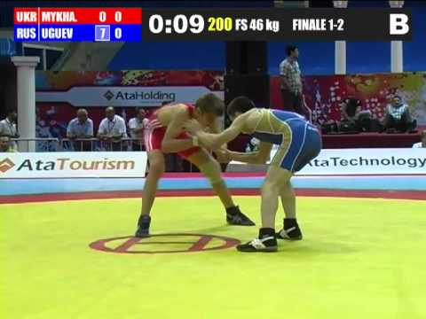 46kg FINAl MYKHAYLOV Vasyl (UKR) - UGUEV Zavur (RUS)