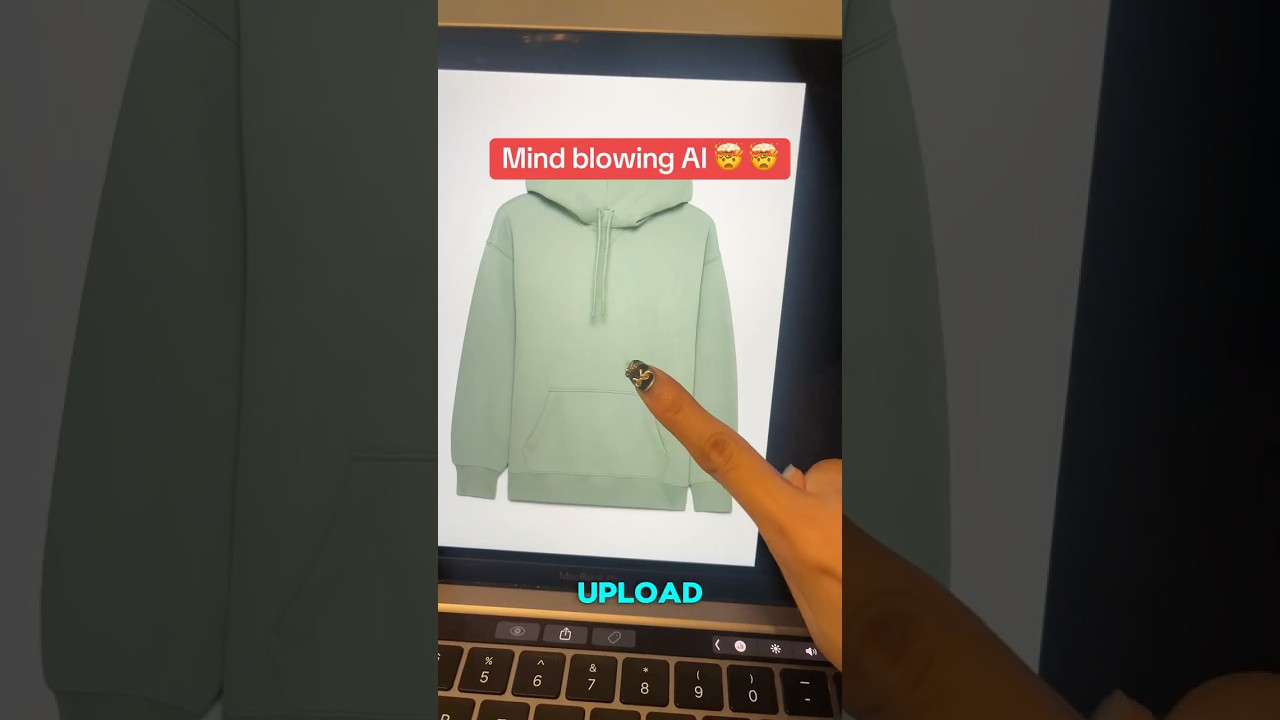 Apparel flatlays on realistic AI Models