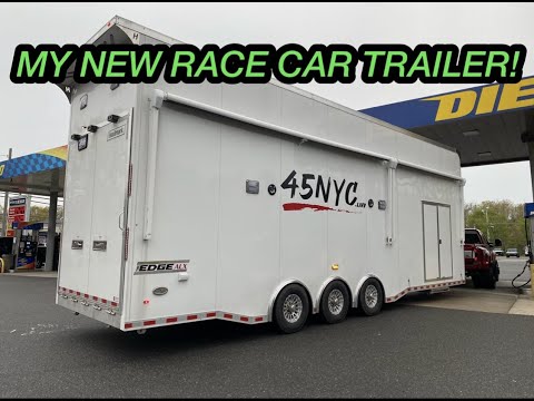 BUYING MY NEW RACE CAR TRAILER!