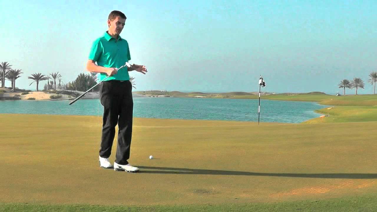 Golf Tips Putting Down a Tier - YouTube