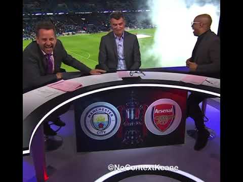 Roy Keane on Pep Guardiola! He needs to smile more! And that's coming from me! #mancity #itvfootball