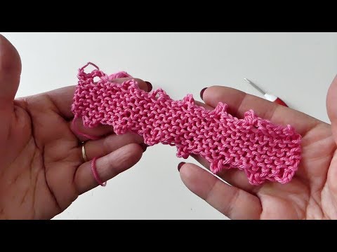 Casting off the Picot with real & "false" Picots - simply with the crochet hook