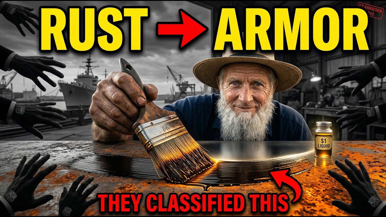 This $1 Liquid Turns Any Rust Into Armor Forever — Why Did the Navy Classify This in 1942?