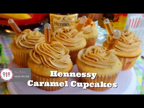 Hennessy Caramel Cupcakes From Scratch