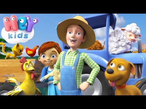 Като отида сутрин на пазара 🐓 Как правят животните 🐶 Звуци на животни 🐱 HeyKids - Детски Песни